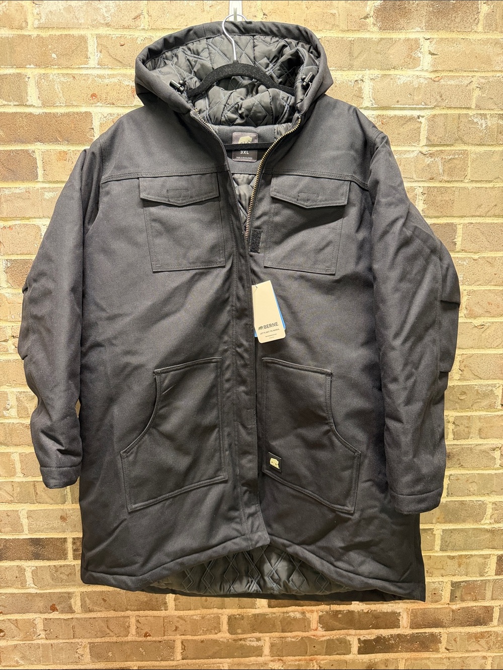 Bernie Icecap Collection Winter Coat Jacket Zipper Vcro Womens 3XL 24-26 NWT